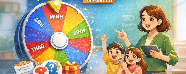 Delectech ra mắt Quay.com.vn 3.0 – Vòng quay may mắn cho giáo viên