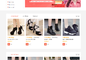 Mẫu thiết kế web bán giày