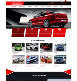 Website bán ô tô, sửa chữa ô tô đẹp