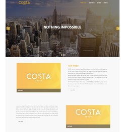 Mẫu thiết kế web giới thiệu công ty