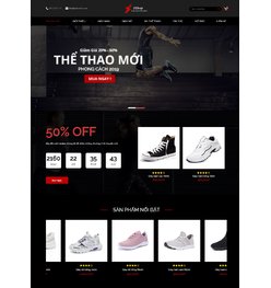 Website về bán giày thời trang