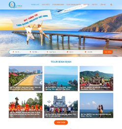 Website giới thiệu Tour du lịch