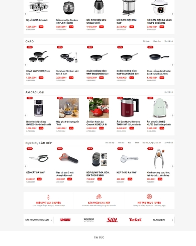 Website bán hàng đồ gia dụng S1