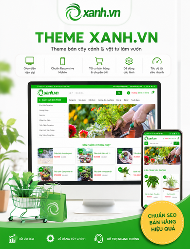 Mẫu thiết kế website bán hoa
