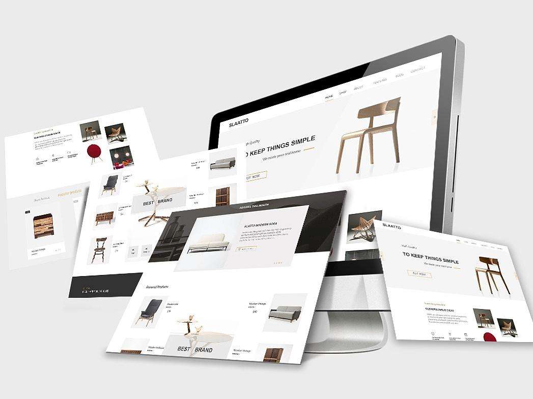 thiết kế website nội thất kiến trúc