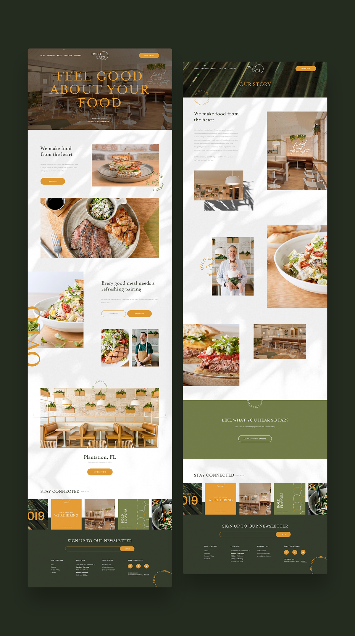 Mẫu thiết kế website thực phẩm - nhà hàng đẹp https://www.behance.net/gallery/82393159/OVLO-Eats-UXUI-Branding