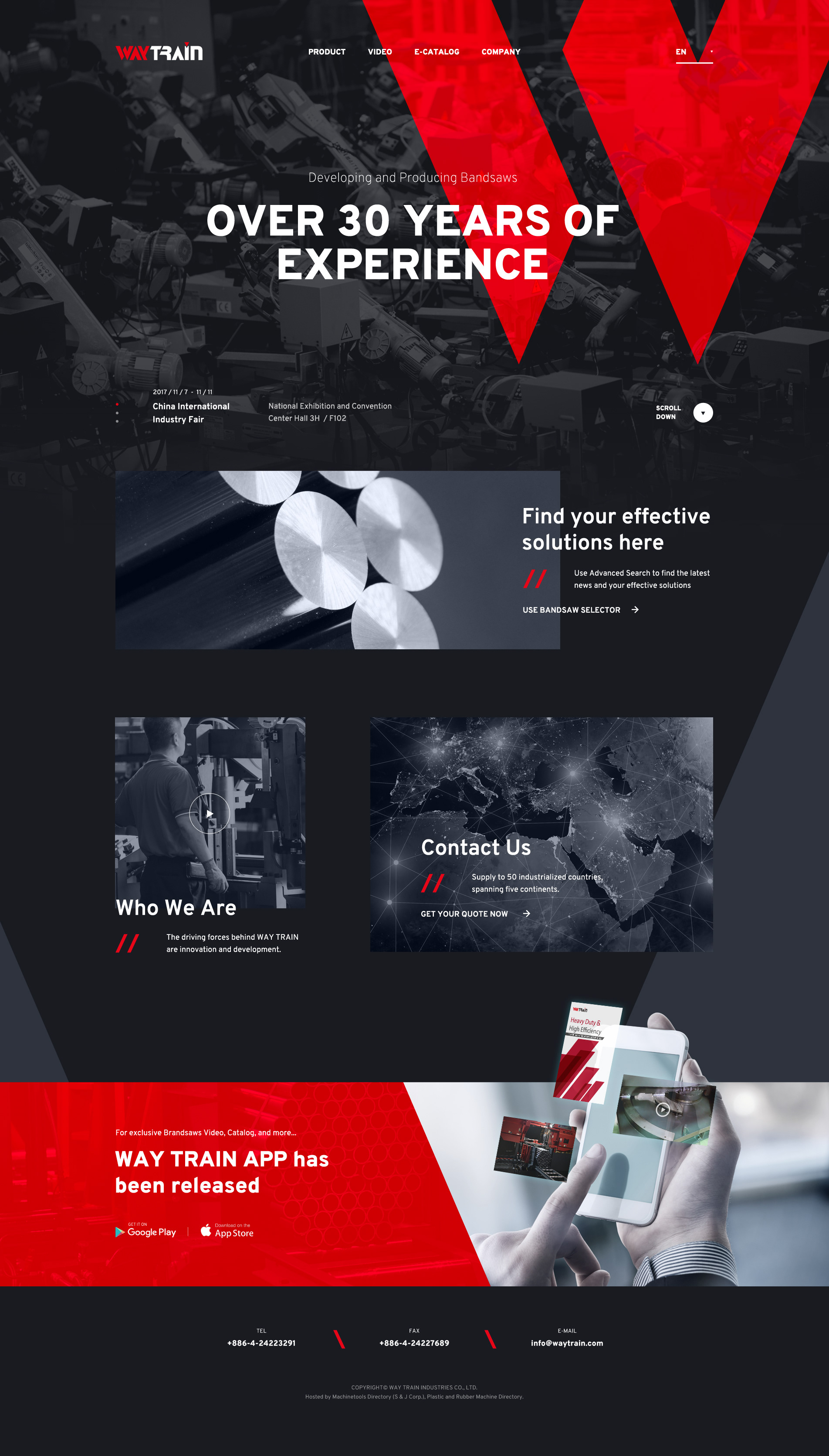 Mẫu thiết kế website Giới thiệu công ty lĩnh vực công nghiệp, sản xuất 01 behance_net/gallery/64945593/A