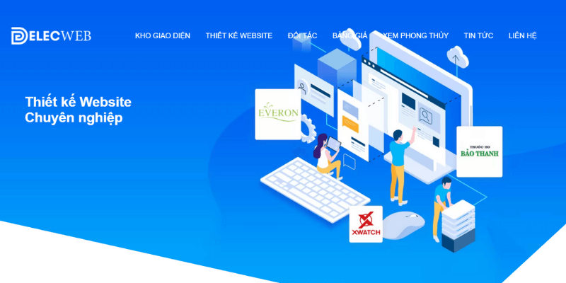 Delecweb công ty thiết kế website chuyên nghiệp tại hà nội