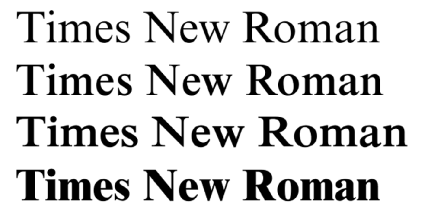 font chữ website du lịch: times new roman