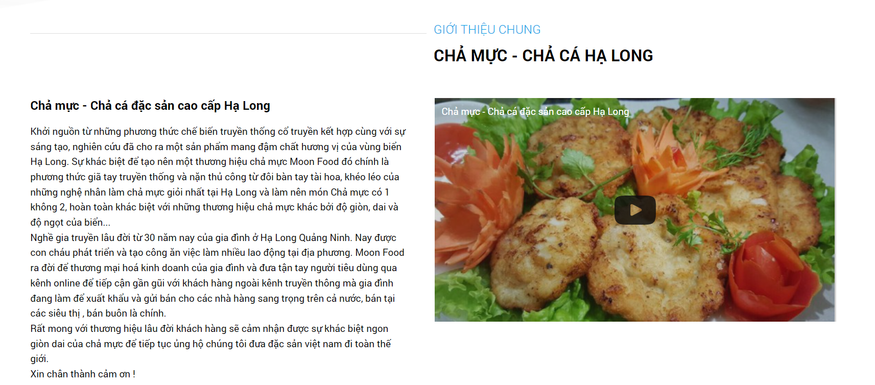 web thực phẩm Moon Food