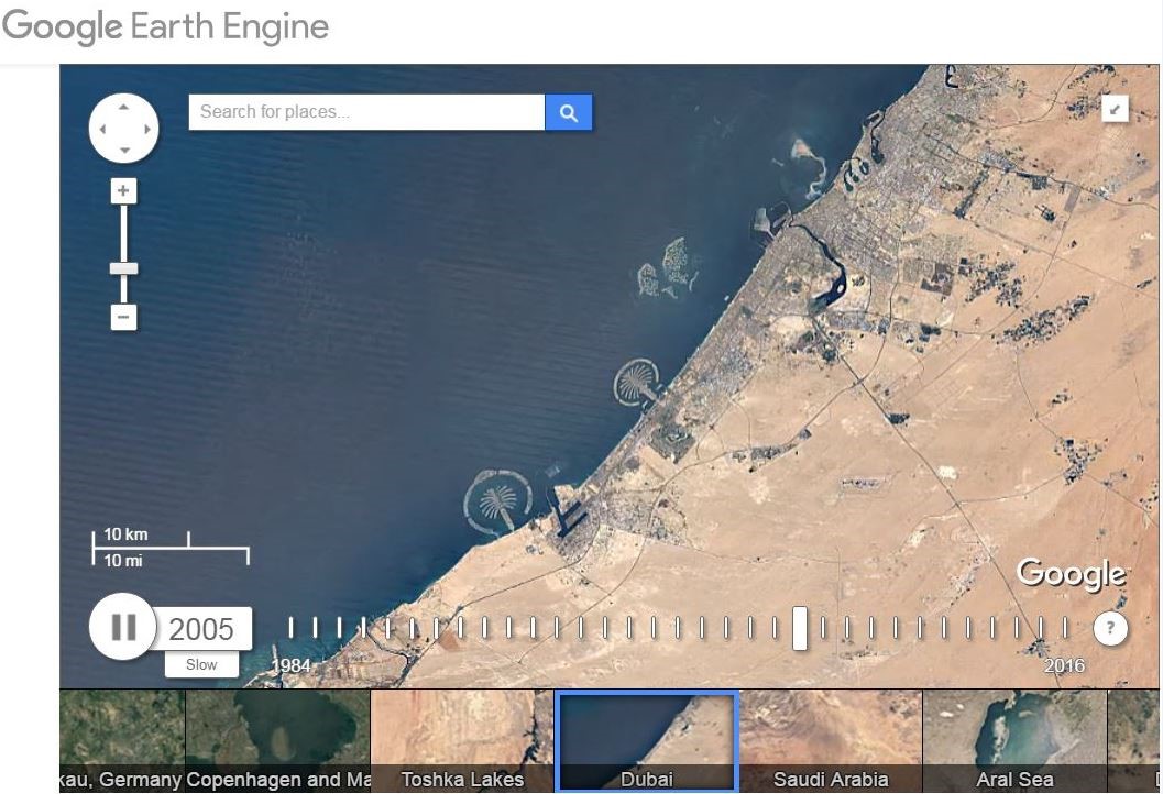 Những tính năng của Google Earth