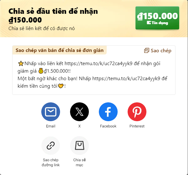 Tạo link giới thiệu