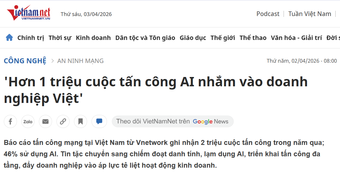 Mức độ tấn công ngày 1 phức tạp, tinh vi
